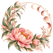 Couronne botanique aux phases lunaires